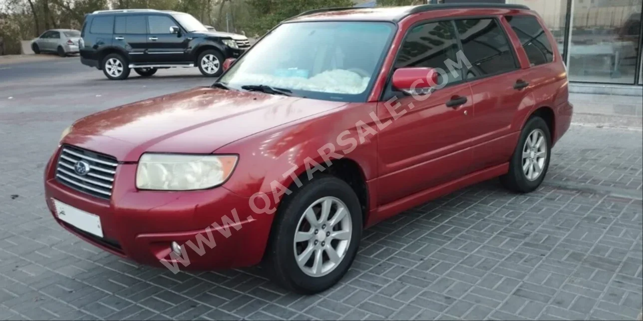 Subaru  Forester  2008  Automatic  164,000 Km  4 Cylinder  All Wheel Drive (AWD)  Hatchback  Maroon