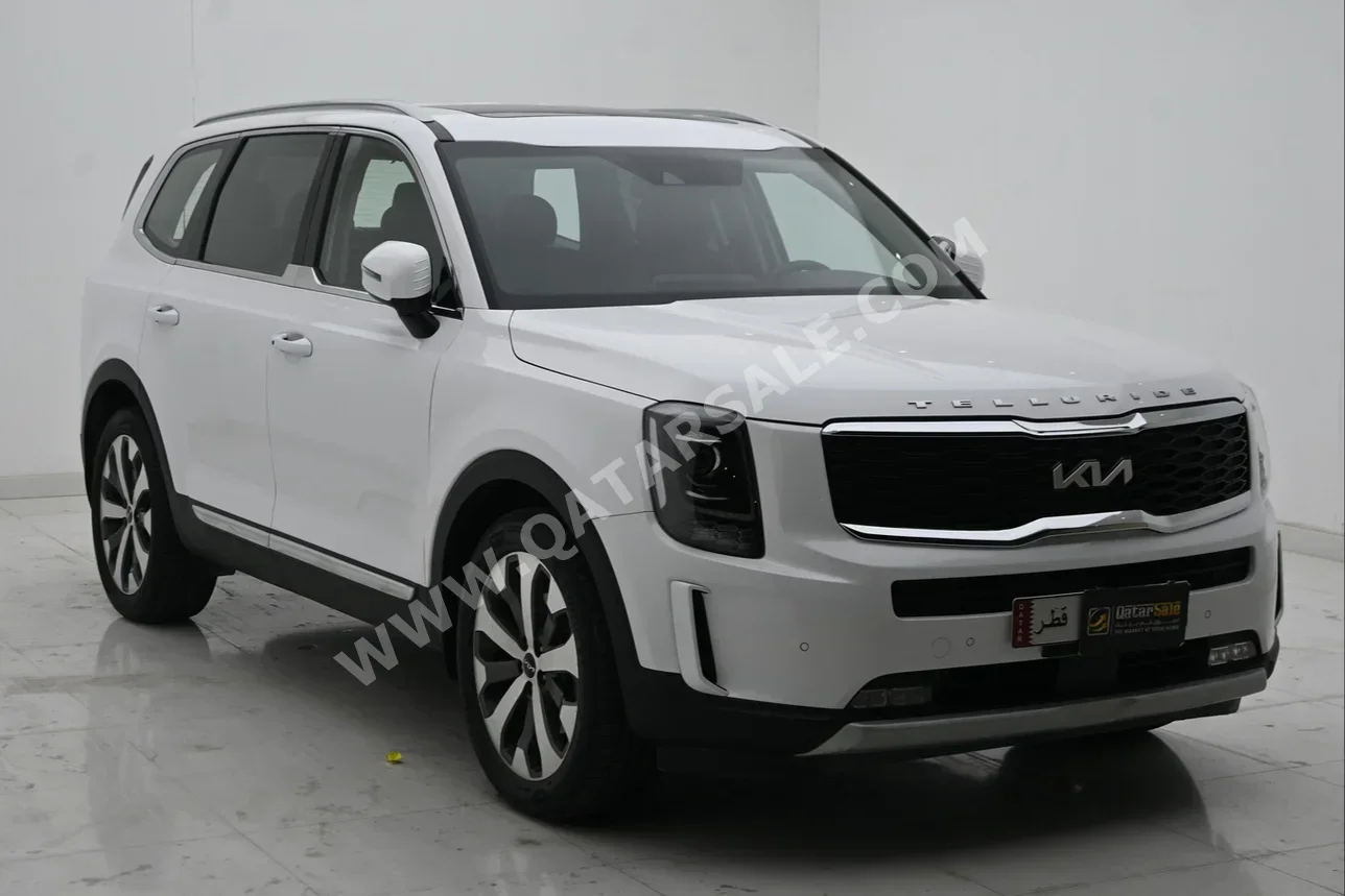 Kia  Telluride  2022  Automatic  47,000 Km  6 Cylinder  Front Wheel Drive (FWD)  SUV  White  With Warranty