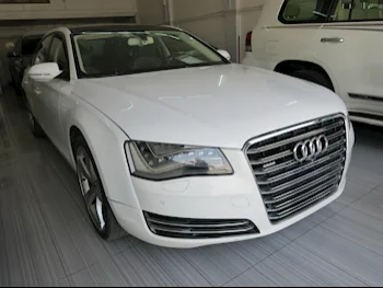 Audi  A8  L  2012  Automatic  94,000 Km  8 Cylinder  All Wheel Drive (AWD)  Sedan  White