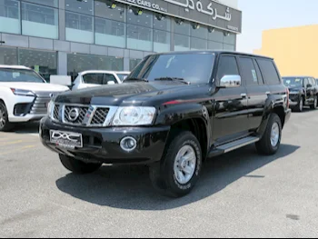 Nissan  Patrol  Safari  2024  Manual  1٬500 Km  6 Cylinder  Four Wheel Drive (4WD)  SUV  Black  With Warranty