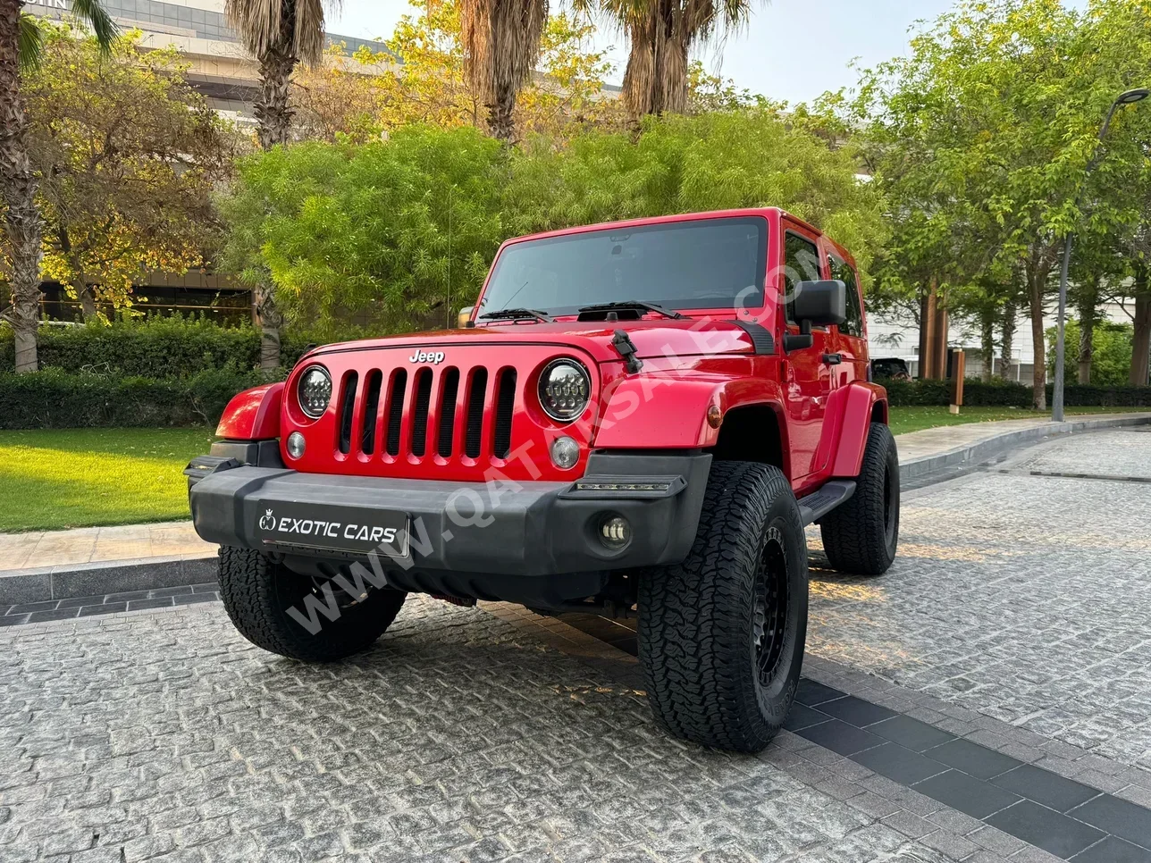 Jeep  Wrangler  Sahara  2015  Automatic  101,000 Km  6 Cylinder  Four Wheel Drive (4WD)  SUV  Red