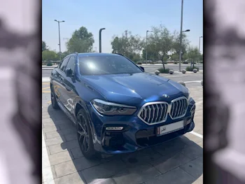 BMW  X-Series  X6  2022  Automatic  45٬161 Km  6 Cylinder  Four Wheel Drive (4WD)  SUV  Blue  With Warranty