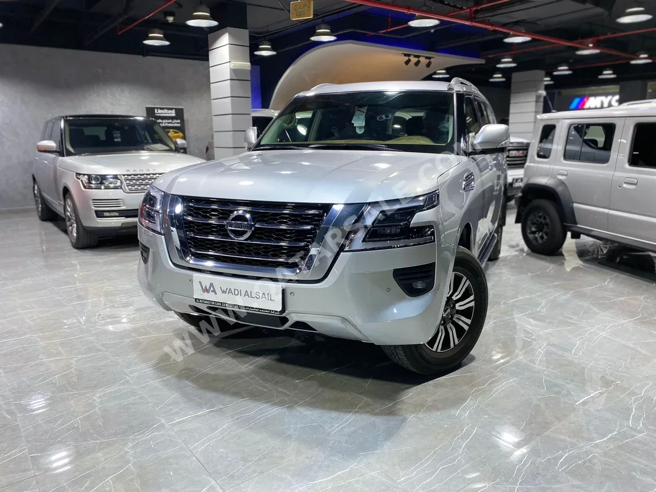 Nissan  Patrol  Titanium  2021  Automatic  17,000 Km  6 Cylinder  Four Wheel Drive (4WD)  SUV  Silver  With Warranty