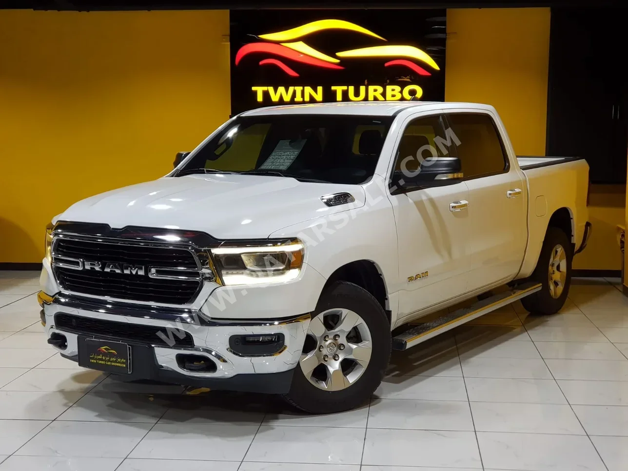 Dodge  Ram  1500  2019  Automatic  76,000 Km  8 Cylinder  Four Wheel Drive (4WD)  Pick Up  White