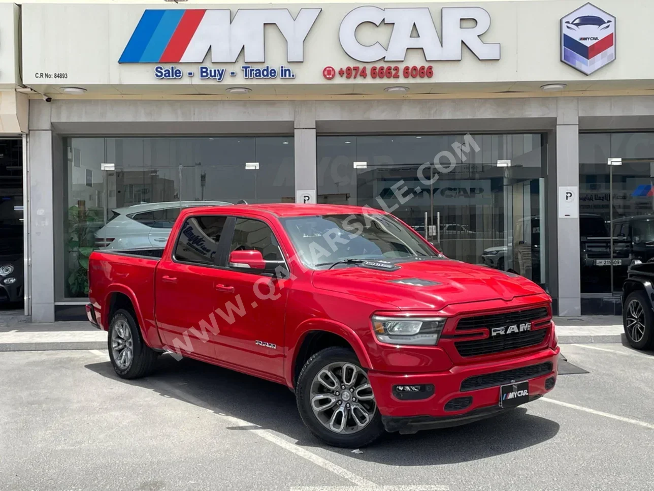  Dodge  Ram  1500 Laramie  2022  Automatic  58,000 Km  8 Cylinder  Four Wheel Drive (4WD)  Pick Up  Red  With Warranty