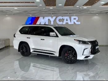 Lexus  LX  570 S Black Edition  2019  Automatic  51,000 Km  8 Cylinder  Four Wheel Drive (4WD)  SUV  White