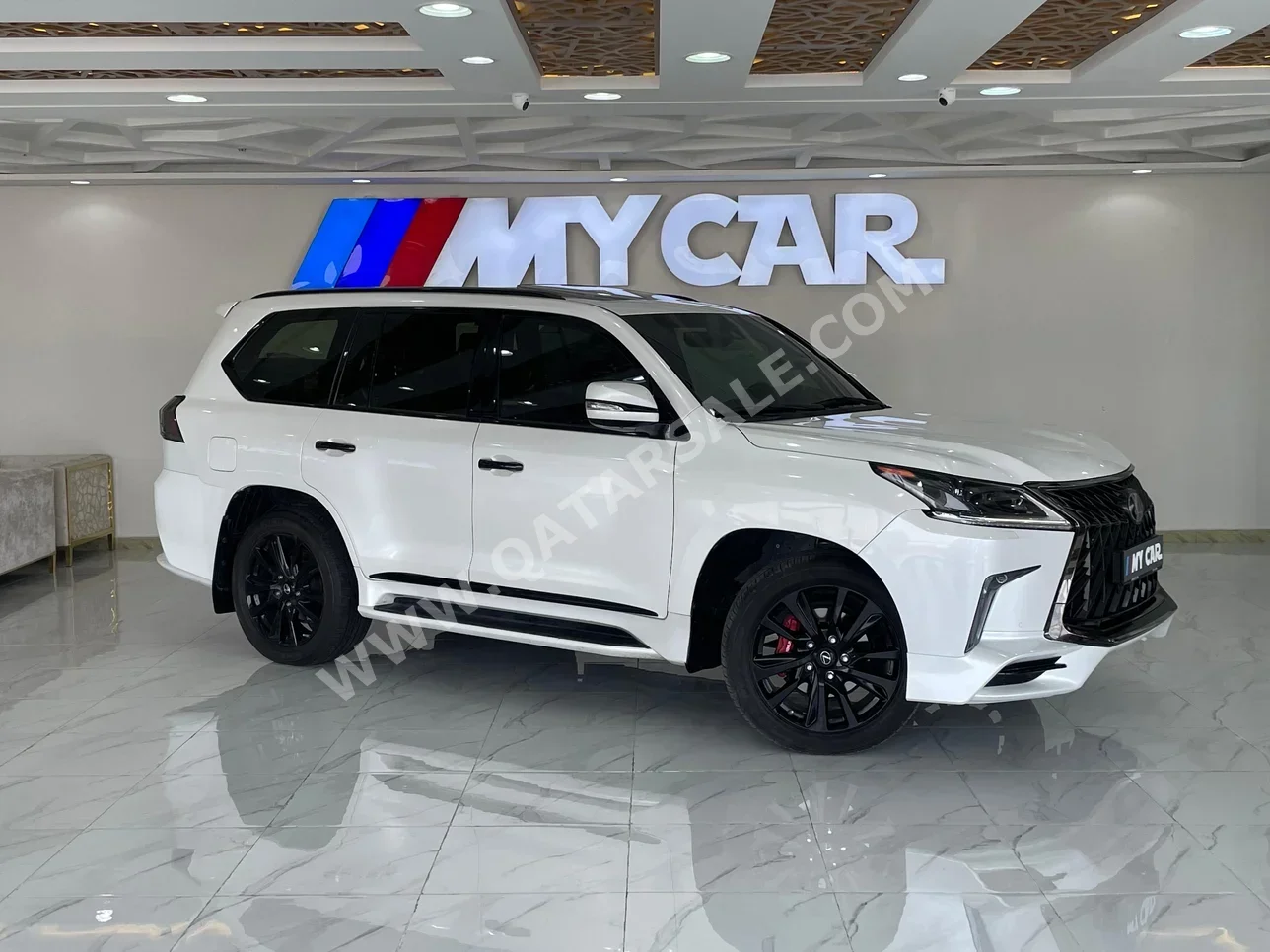 Lexus  LX  570 S Black Edition  2019  Automatic  51,000 Km  8 Cylinder  Four Wheel Drive (4WD)  SUV  White