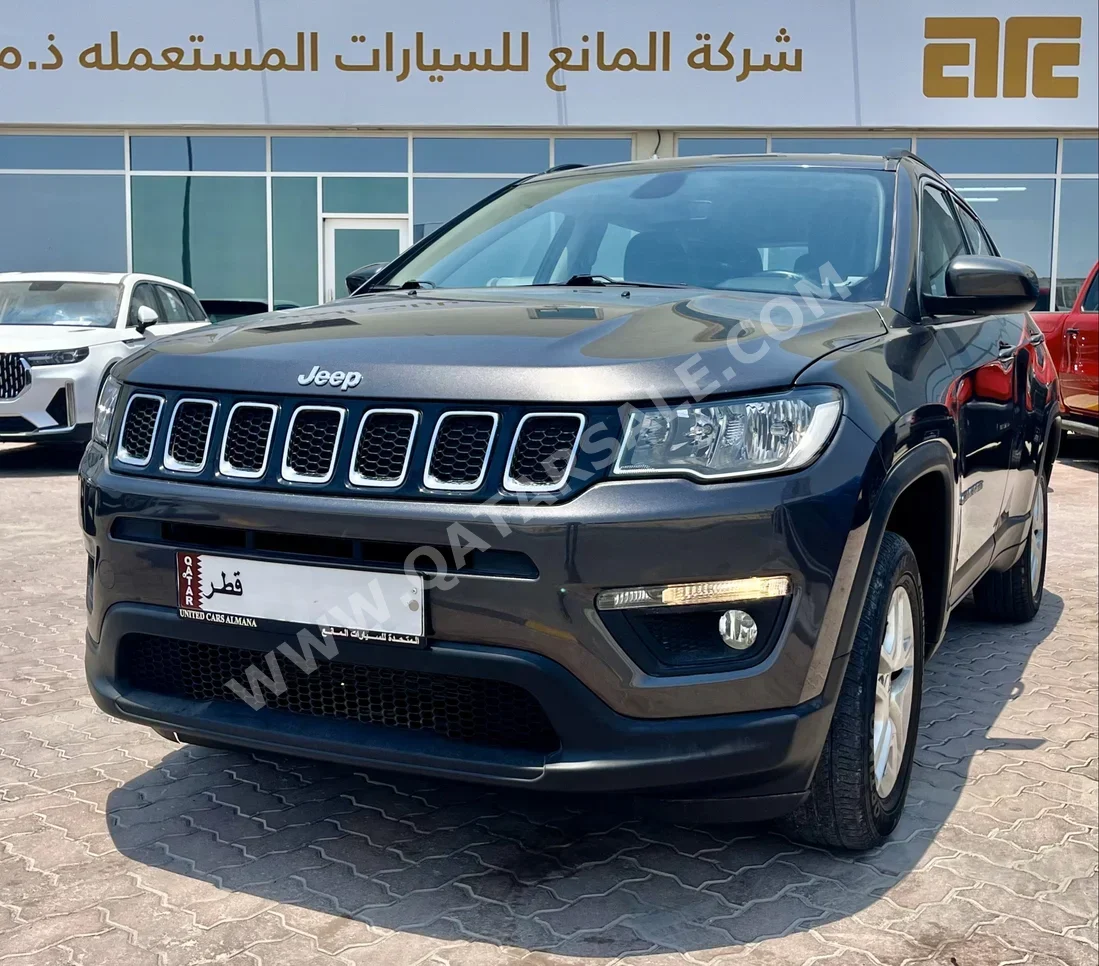 Jeep  Compass  longitude  2021  Automatic  58,000 Km  4 Cylinder  Four Wheel Drive (4WD)  SUV  Gray