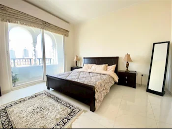 1 Bedrooms  Apartment  For Rent  in Doha -  The Pearl  Fully Furnished