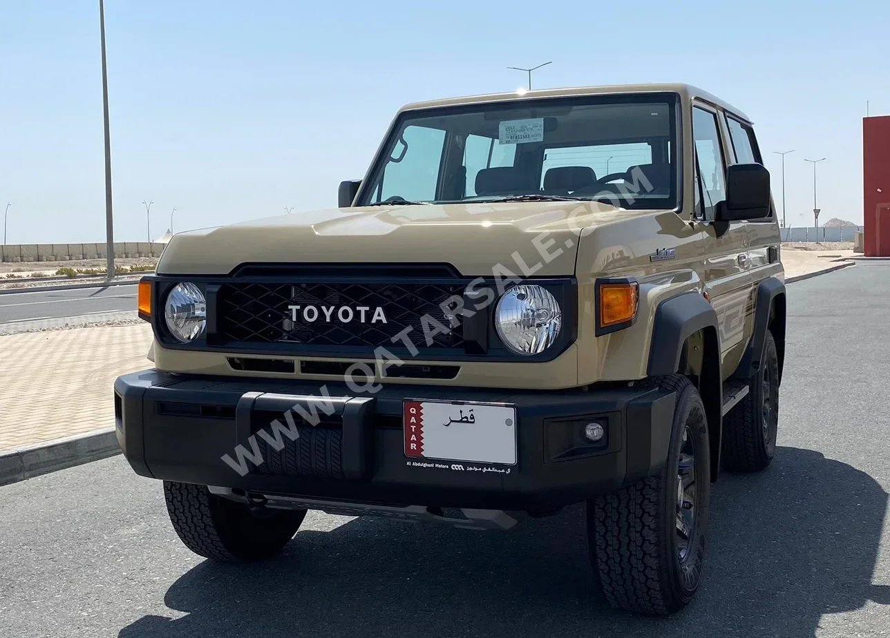 Toyota  Land Cruiser  Hard Top  2024  Manual  0 Km  6 Cylinder  Four Wheel Drive (4WD)  SUV  Beige  With Warranty