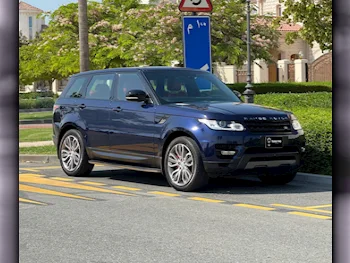 Land Rover  Range Rover  Sport  2016  Automatic  117,400 Km  8 Cylinder  Four Wheel Drive (4WD)  SUV  Dark Blue