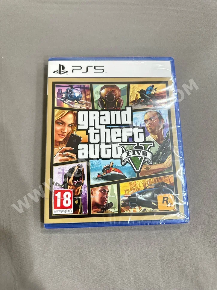 Grand Theft Auto V  - PlayStation 5  Video Games CDs