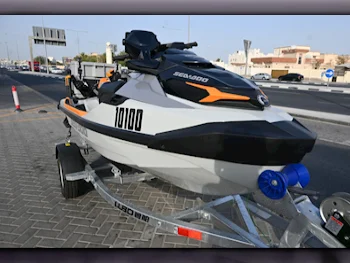 Sea-Doo  Fish Pro  Mexico  2024  gray and orange  Black  Fish Pro  1  3  Sound System  Radar  GPS System  With Trailer