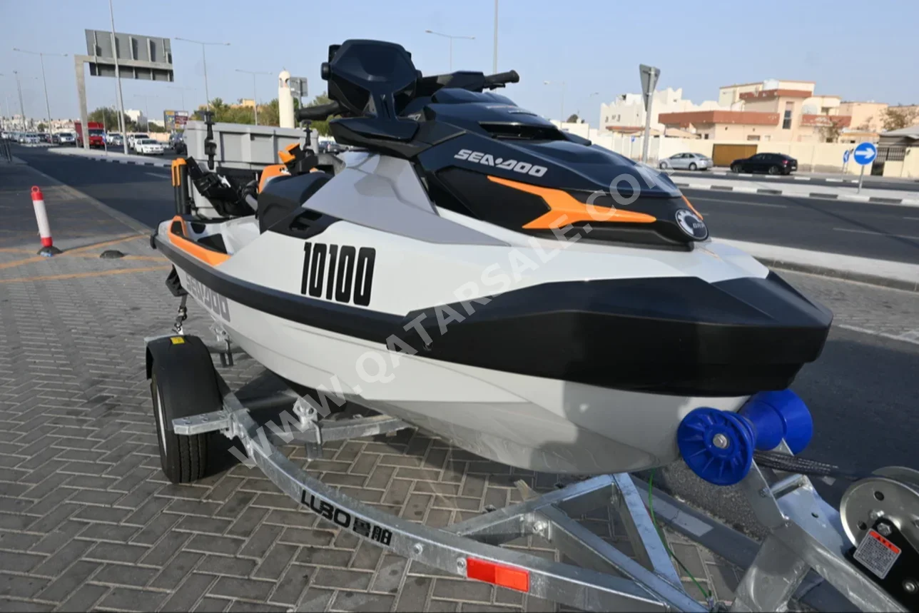 Sea-Doo  Fish Pro  Mexico  2024  gray and orange  Black  Fish Pro  1  3  Sound System  Radar  GPS System  With Trailer