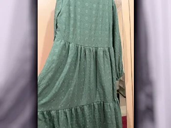 Dress  - H&M  - Cotton  - Turquoise  -Size: 46