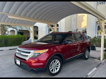 Ford  Explorer  XLT  2013  Automatic  217,000 Km  4 Cylinder  Four Wheel Drive (4WD)  SUV  Red