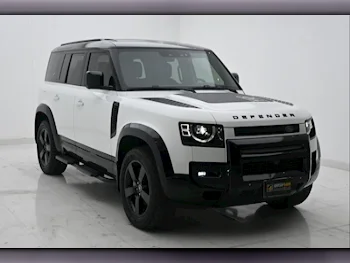 Land Rover  Defender  110 HSE  2022  Automatic  65,000 Km  6 Cylinder  Four Wheel Drive (4WD)  SUV  White  With Warranty