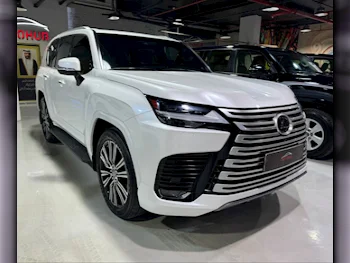 Lexus  LX  600 Luxury  2023  Automatic  27,000 Km  6 Cylinder  Four Wheel Drive (4WD)  SUV  White  With Warranty