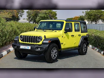 Jeep  Wrangler  Sport Plus  2024  Automatic  0 Km  4 Cylinder  Four Wheel Drive (4WD)  SUV  Yellow  With Warranty