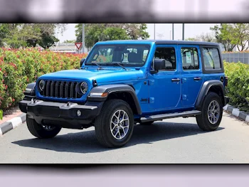 Jeep  Wrangler  Sport Plus  2024  Automatic  0 Km  4 Cylinder  Four Wheel Drive (4WD)  SUV  Blue  With Warranty