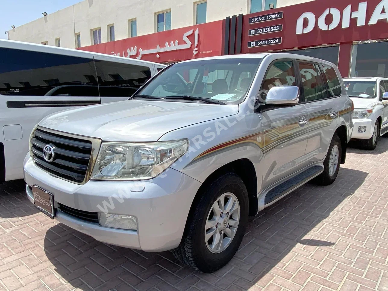 Toyota  Land Cruiser  GXR  2008  Automatic  469,000 Km  6 Cylinder  Four Wheel Drive (4WD)  SUV  Silver