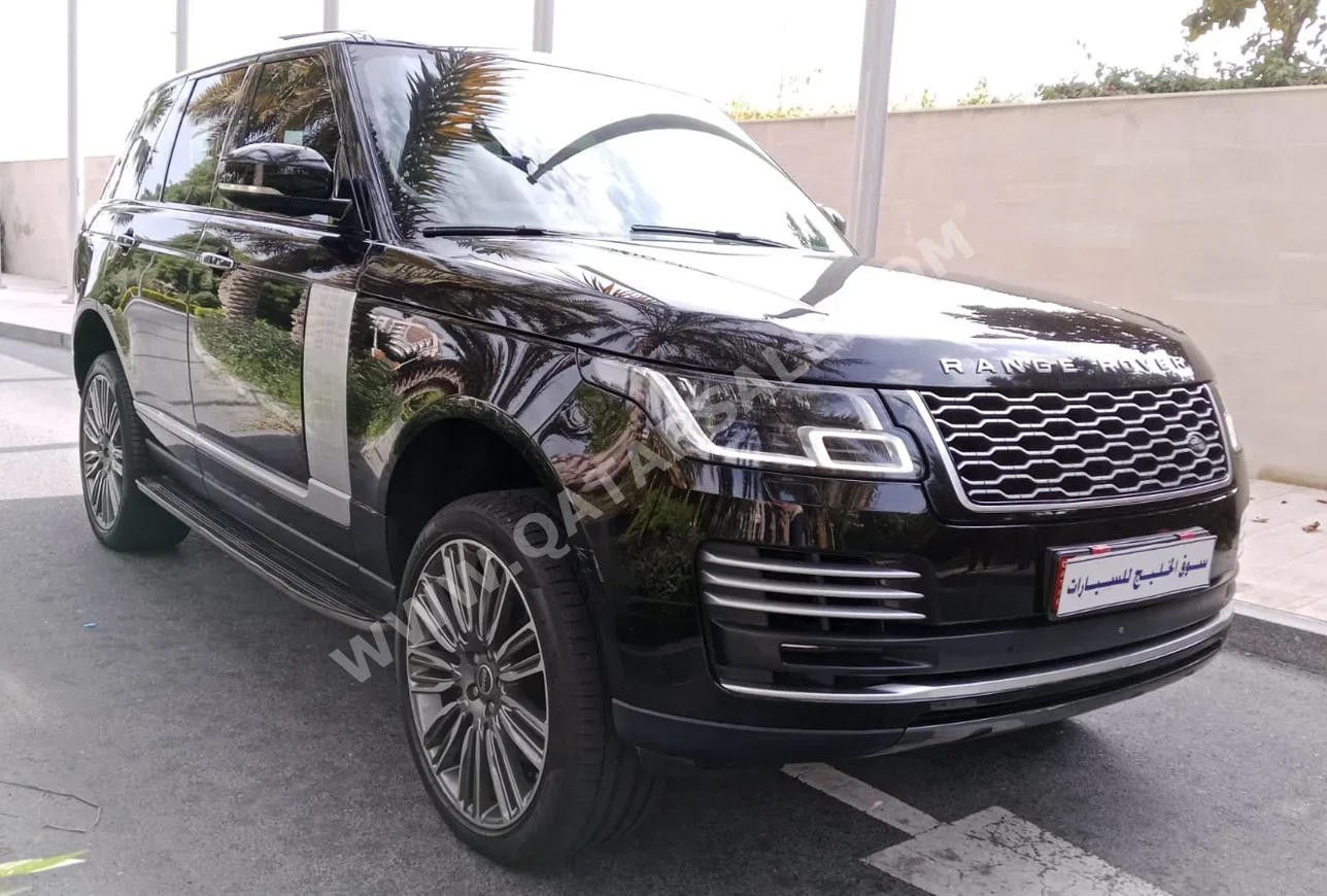 Land Rover  Range Rover  Vogue  Autobiography  2018  Automatic  91,000 Km  8 Cylinder  Four Wheel Drive (4WD)  SUV  Black  With Warranty