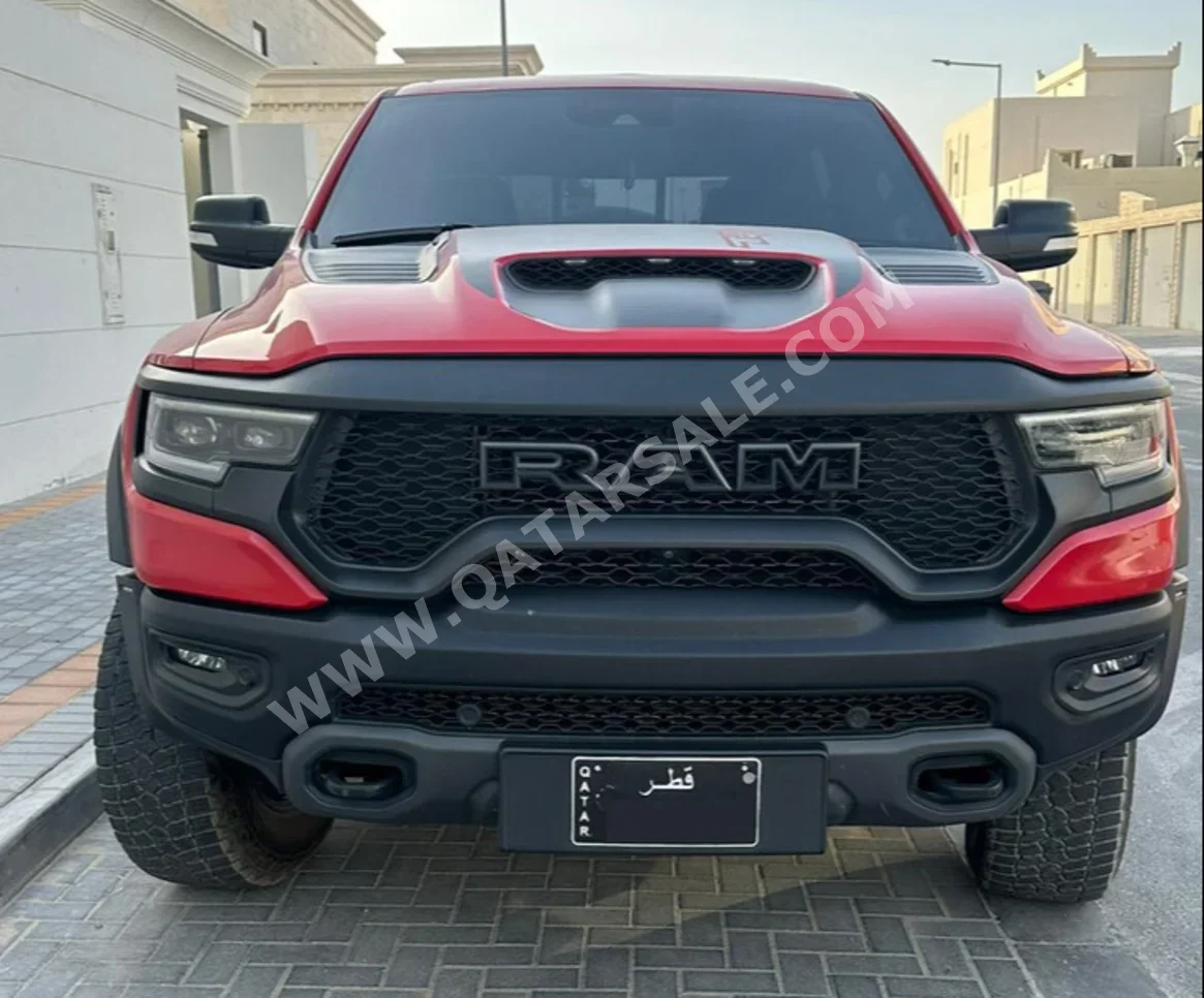 Dodge  Ram  TRX  2022  Automatic  120,000 Km  8 Cylinder  Four Wheel Drive (4WD)  Pick Up  Red  With Warranty