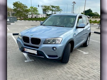 BMW  X-Series  X3  2012  Automatic  150,000 Km  4 Cylinder  Four Wheel Drive (4WD)  SUV  Blue and Silver