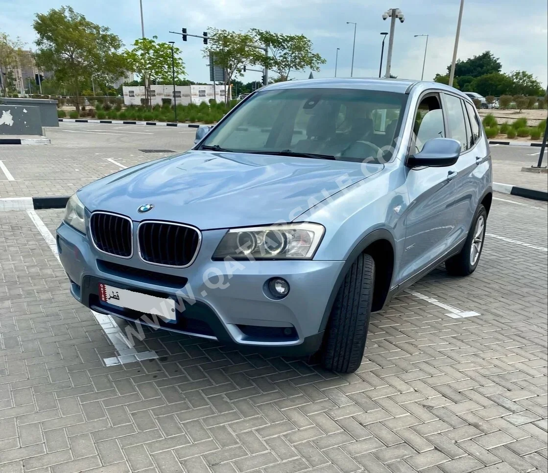 BMW  X-Series  X3  2012  Automatic  150,000 Km  4 Cylinder  Four Wheel Drive (4WD)  SUV  Blue and Silver