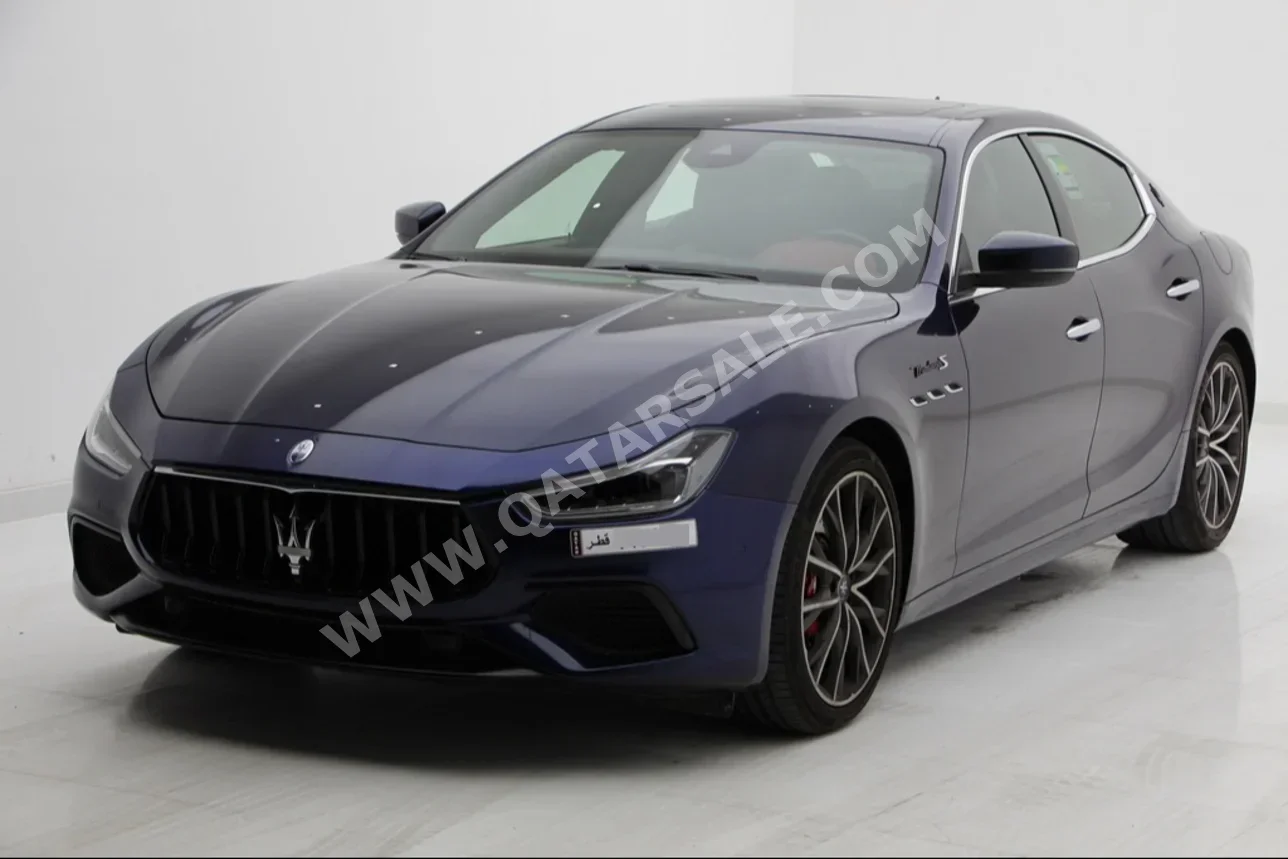 Maserati  Ghibli  SQ4  2022  Automatic  16,000 Km  6 Cylinder  Rear Wheel Drive (RWD)  Sedan  Blue  With Warranty