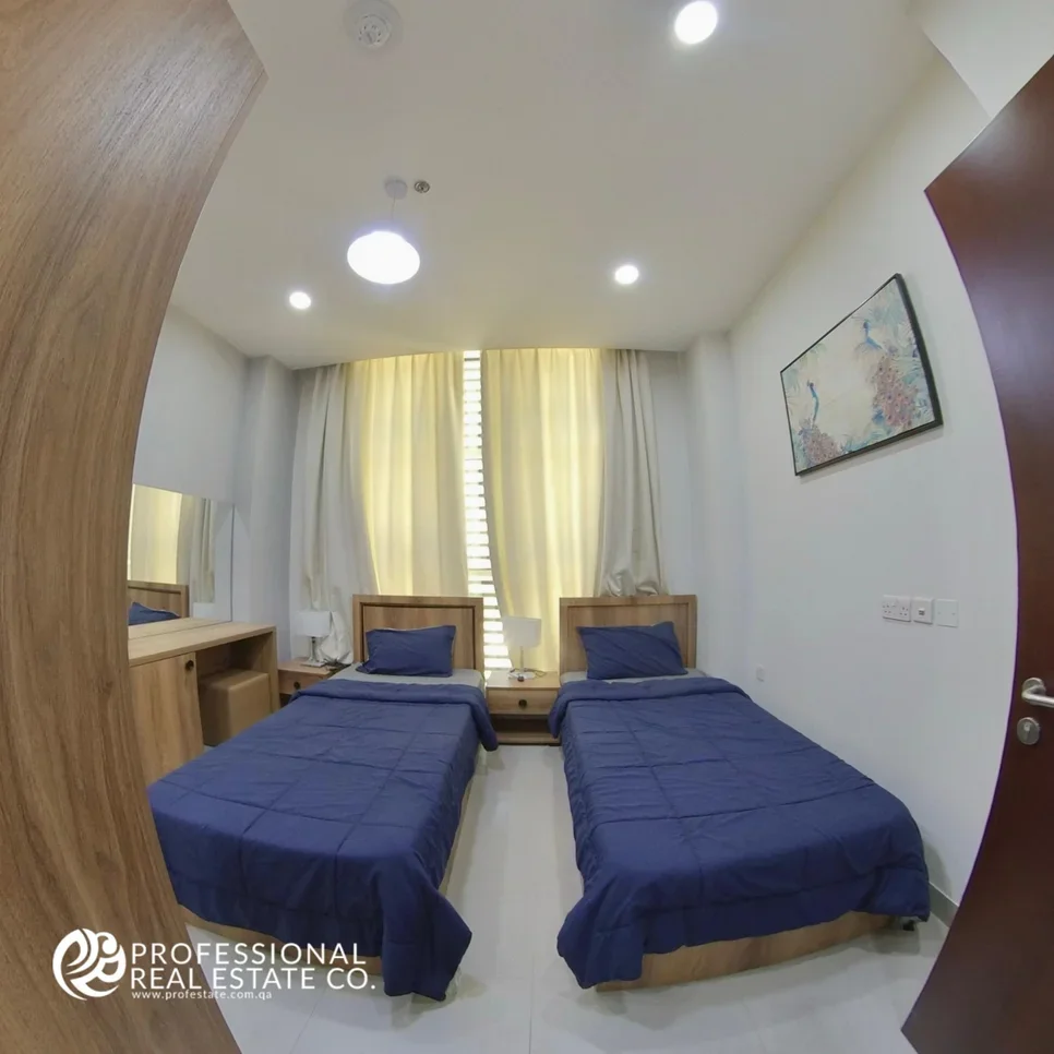 2 Bedrooms  Apartment  For Rent  in Lusail -  Al Erkyah  Fully Furnished