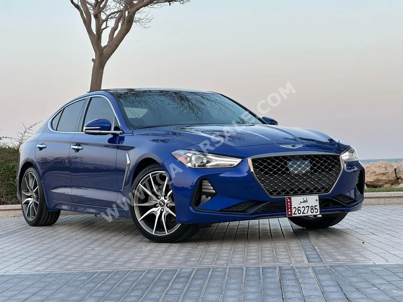 Genesis  G70  2021  Automatic  68,000 Km  6 Cylinder  Rear Wheel Drive (RWD)  Sedan  Blue  With Warranty