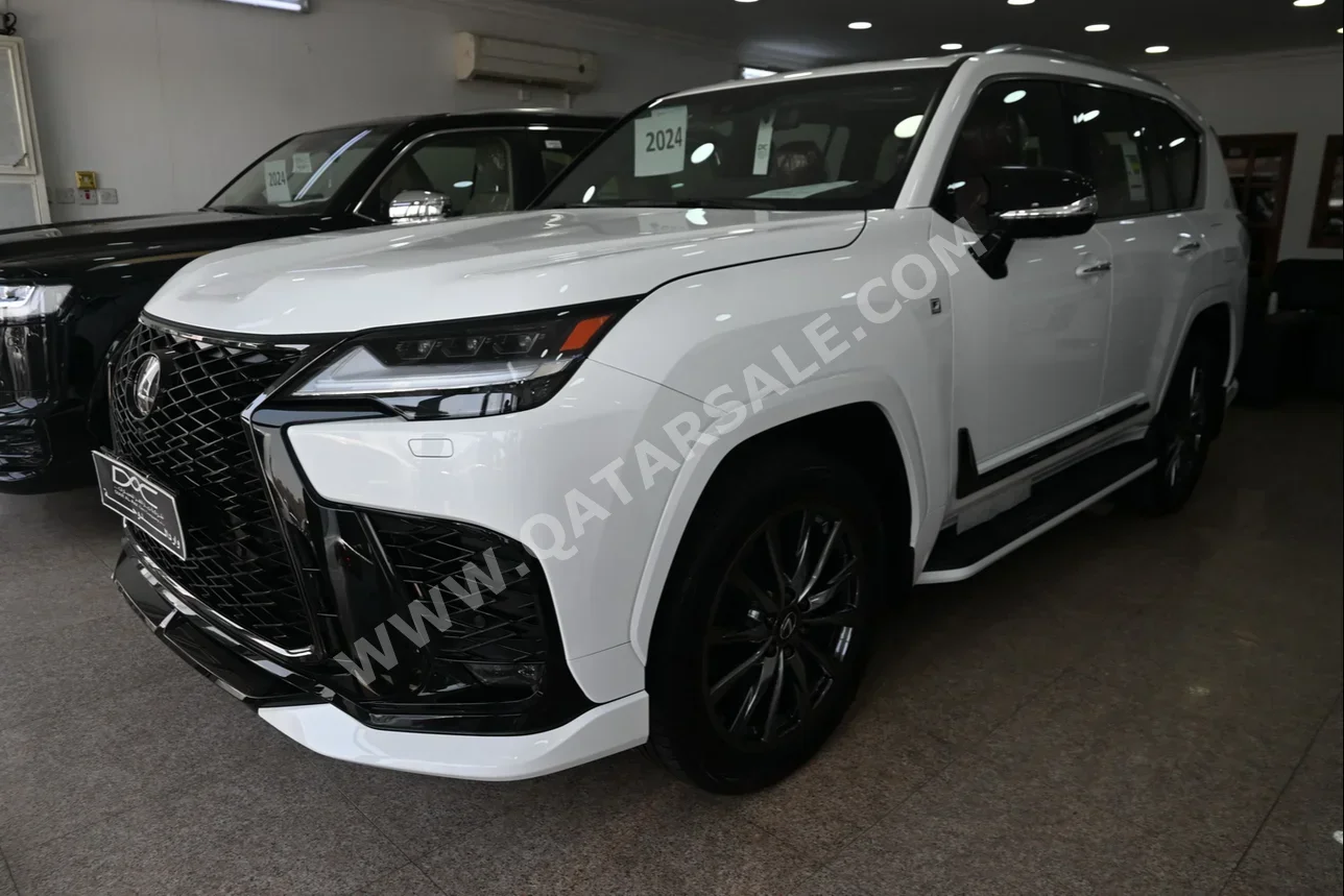 Lexus LX 600 F Sport White 2024 For Sale in Qatar