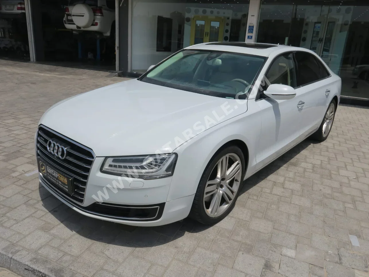  Audi  A8  L  2016  Automatic  120,000 Km  8 Cylinder  All Wheel Drive (AWD)  Sedan  White  With Warranty