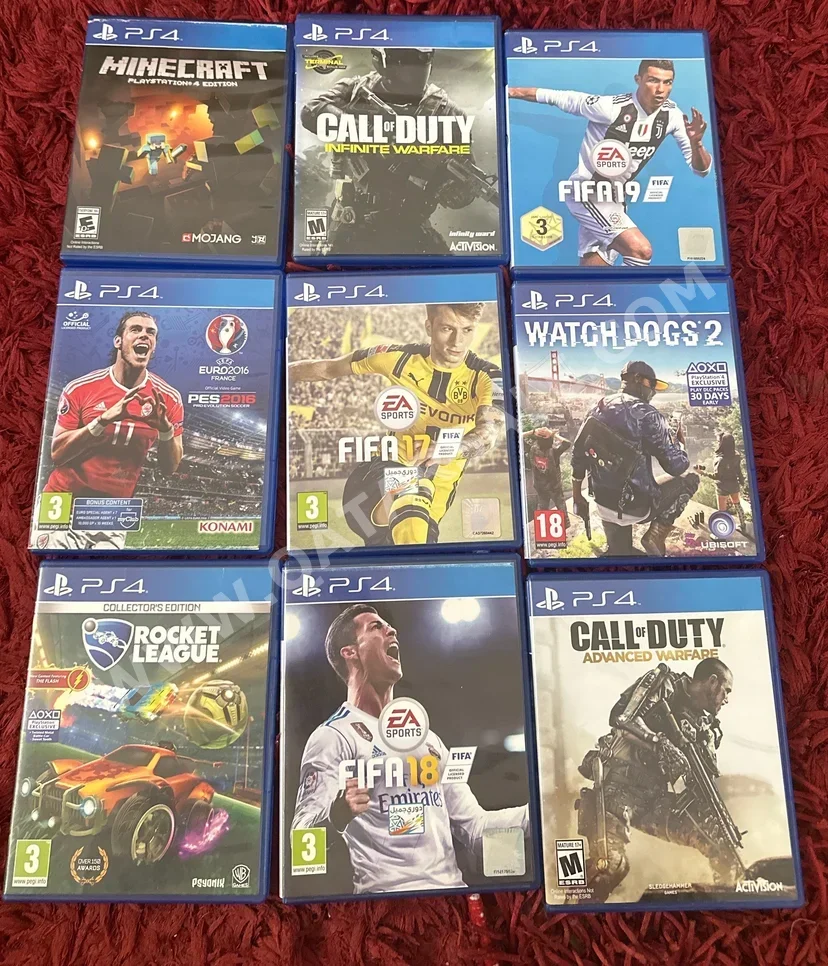 - PlayStation 4  Video Games CDs