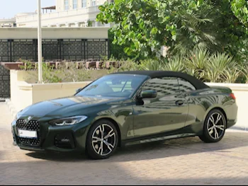  BMW  4-Series  420 I  2023  Automatic  14,000 Km  4 Cylinder  Rear Wheel Drive (RWD)  Convertible  Green  With Warranty
