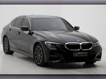 BMW  3-Series  320i  2022  Automatic  37,000 Km  4 Cylinder  Rear Wheel Drive (RWD)  Sedan  Black  With Warranty
