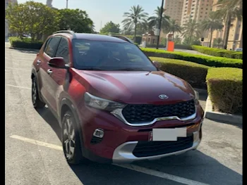 Kia  Sonet  2021  Automatic  55,500 Km  4 Cylinder  Front Wheel Drive (FWD)  SUV  Maroon  With Warranty