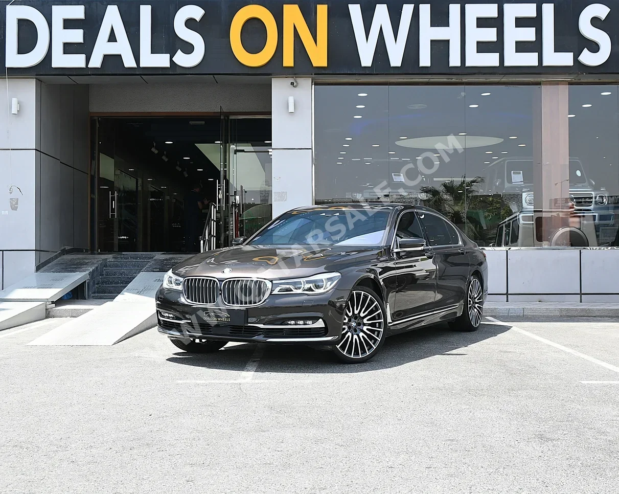 BMW  7-Series  750 Li  2016  Automatic  69,400 Km  8 Cylinder  Rear Wheel Drive (RWD)  Sedan  Brown