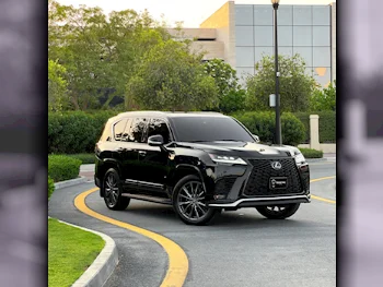 Lexus  LX  600 F Sport  2023  Automatic  47,400 Km  6 Cylinder  Four Wheel Drive (4WD)  SUV  Black  With Warranty