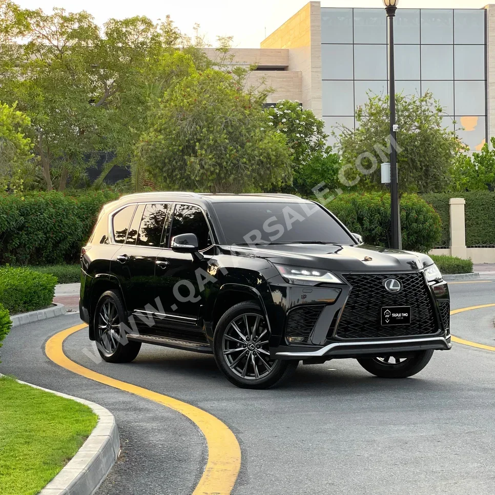 Lexus  LX  600 F Sport  2023  Automatic  47,400 Km  6 Cylinder  Four Wheel Drive (4WD)  SUV  Black  With Warranty