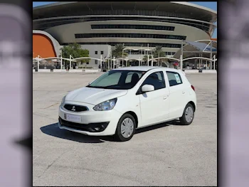 Mitsubishi  Mirage  2022  Automatic  5,125 Km  3 Cylinder  Front Wheel Drive (FWD)  Hatchback  White  With Warranty