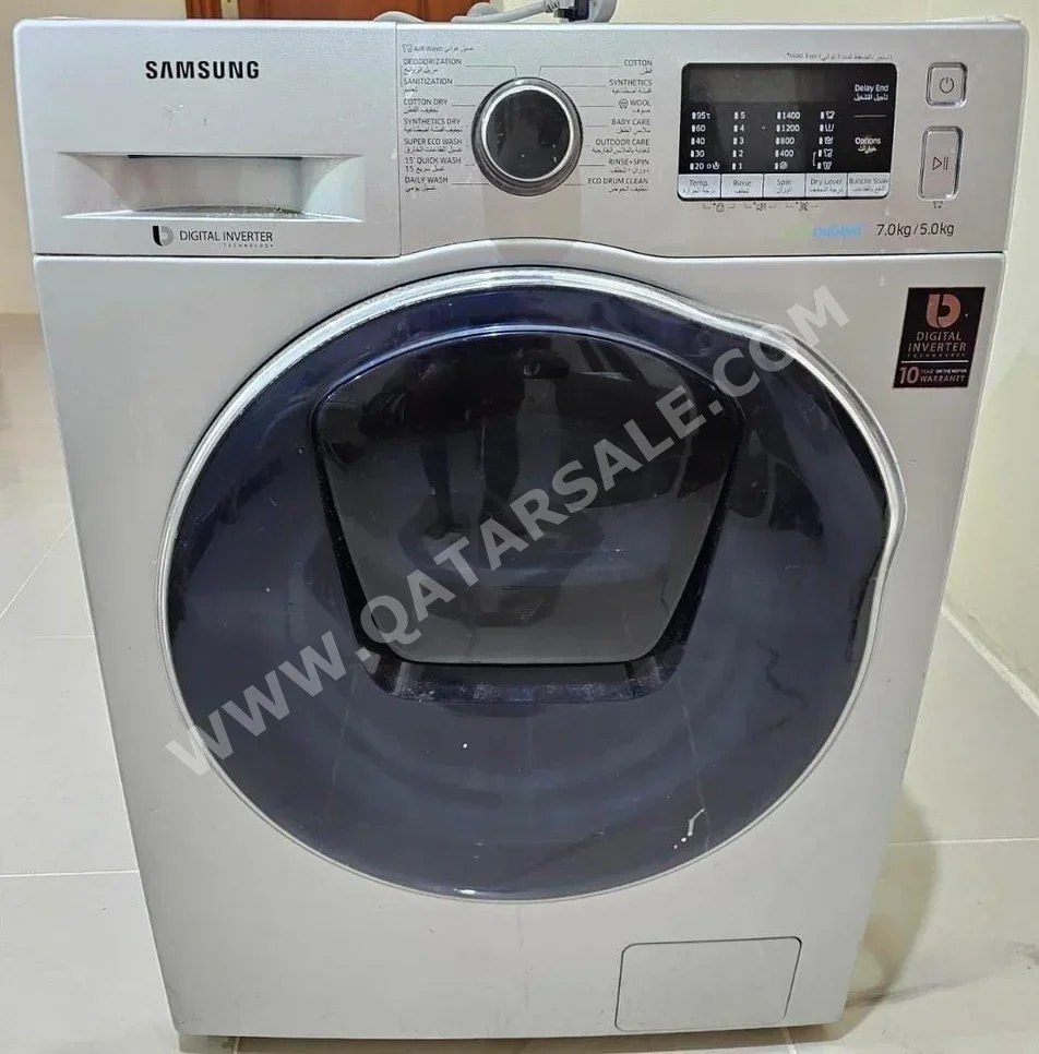 Washing Machines & All in ones Samsung /  Front Load Washer  Silver