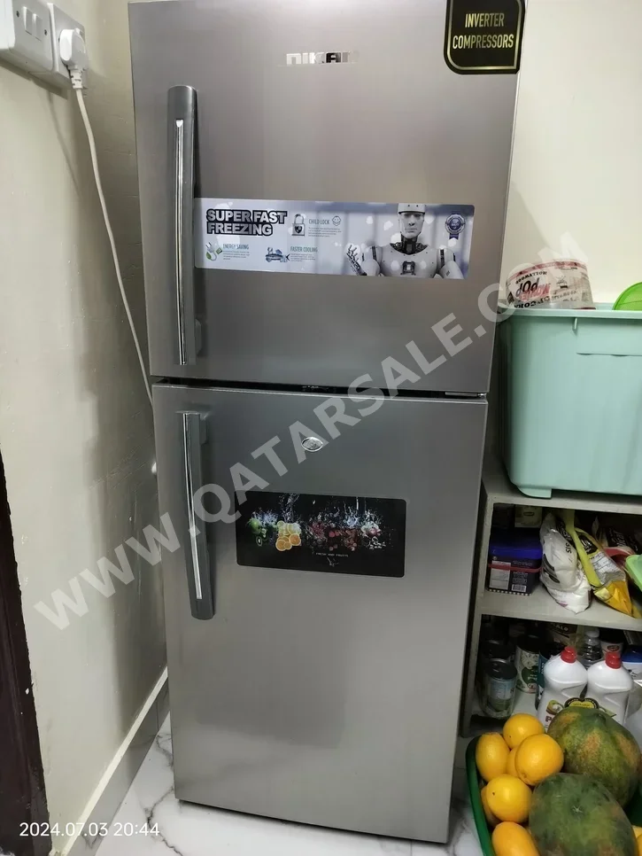 Top Freezer Refrigerator  - Gray