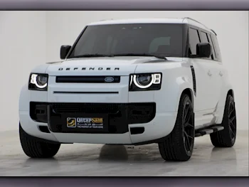  Land Rover  Defender  110  2024  Automatic  28,000 Km  4 Cylinder  Four Wheel Drive (4WD)  SUV  White  With Warranty