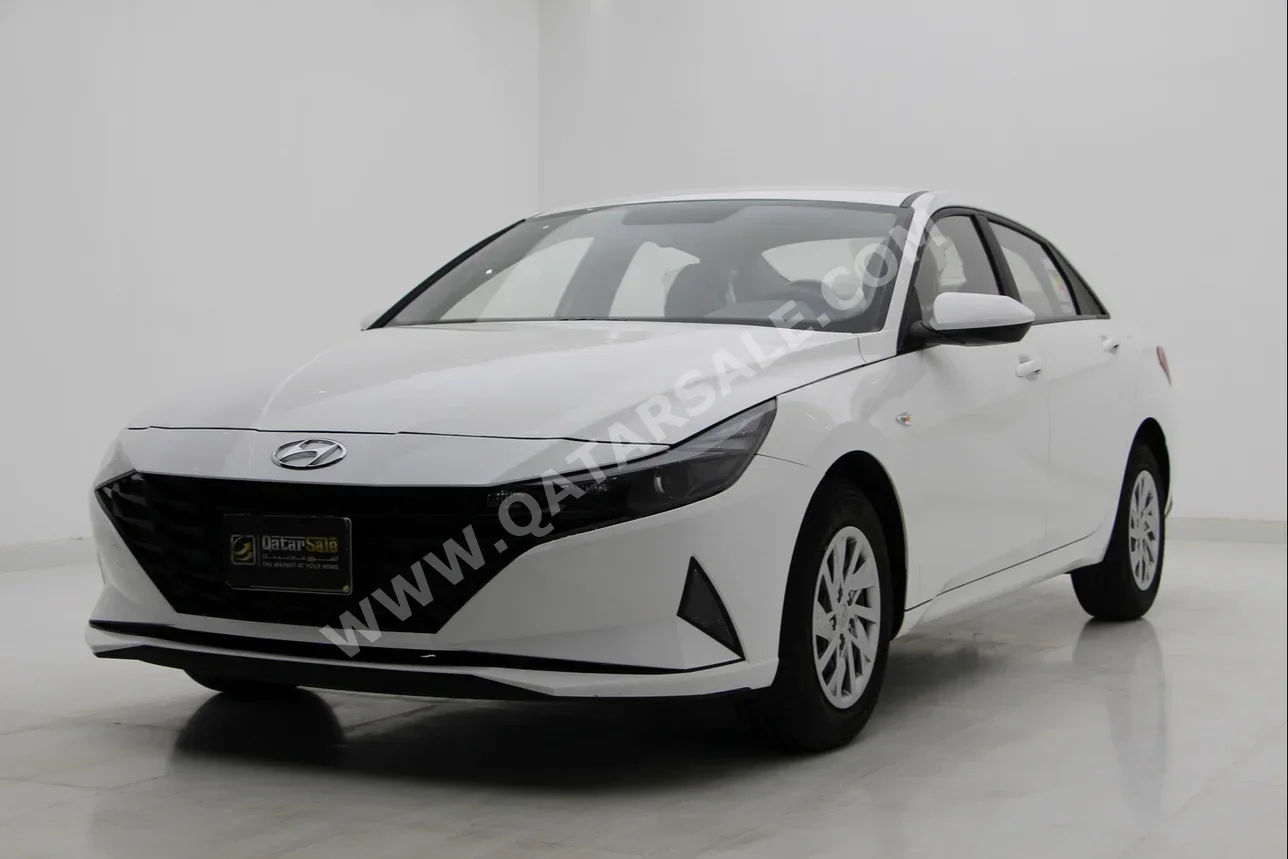 Hyundai  Elantra  2023  Automatic  13,399 Km  4 Cylinder  Front Wheel Drive (FWD)  Sedan  White