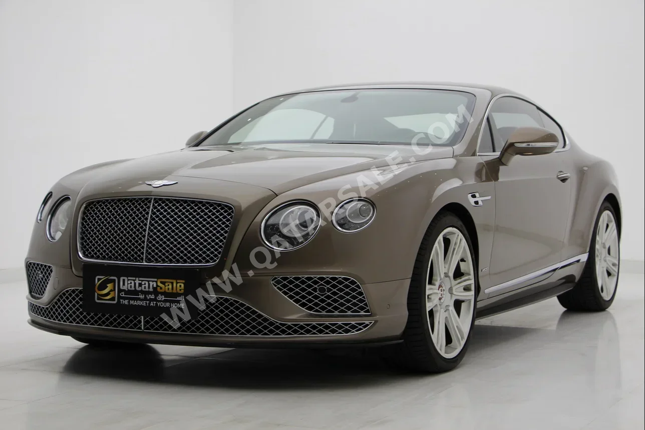 Bentley  Continental  GTS  2016  Automatic  54,000 Km  8 Cylinder  Four Wheel Drive (4WD)  Sedan  Brown