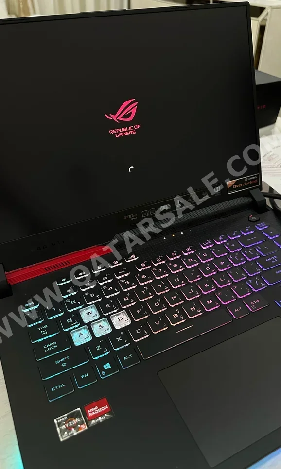 Laptops Asus  - Rog Strix  2021  - Black  - Windows 11  - AMD  - Ryzen  -Memory (Ram): 16 GB