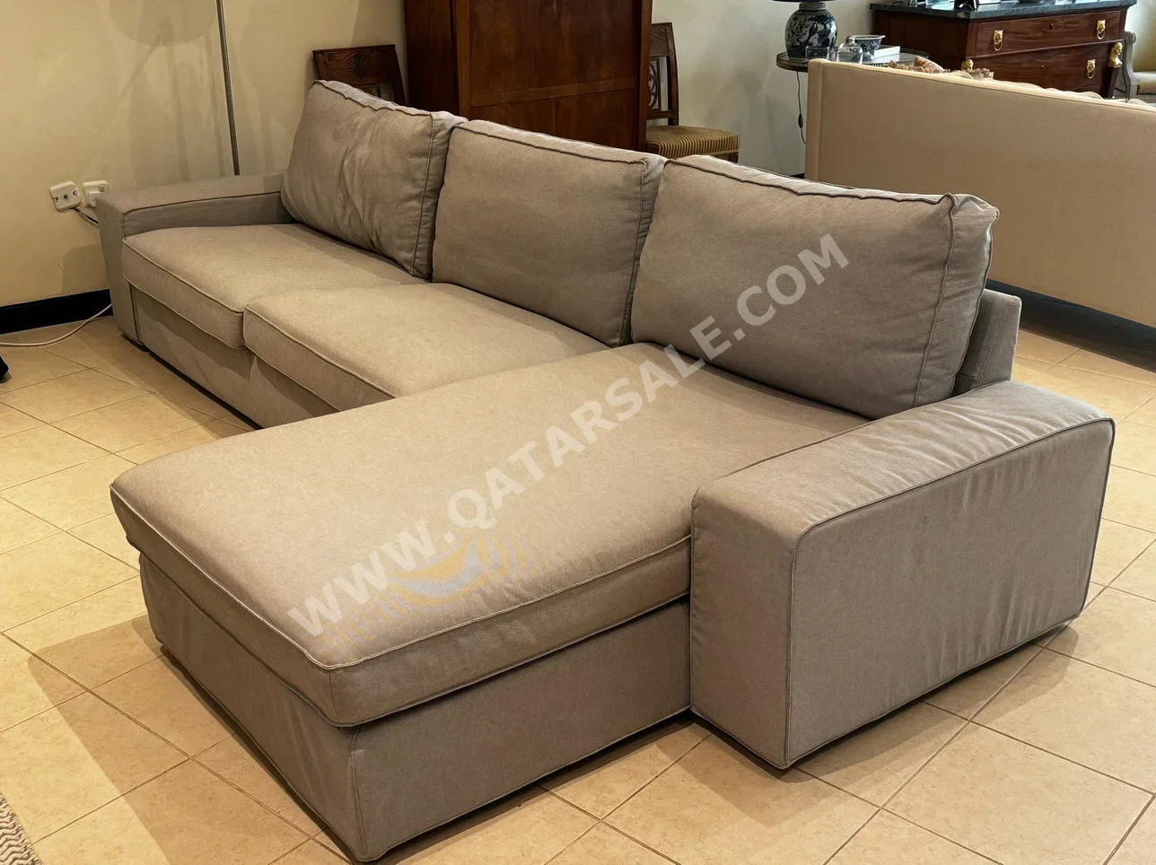 Sofas, Couches & Chairs IKEA  L shape  - Fabric  - Gray