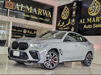 BMW  X-Series  X6 M Competition  2023  Automatic  63,000 Km  6 Cylinder  Four Wheel Drive (4WD)  SUV  Gray  With Warranty